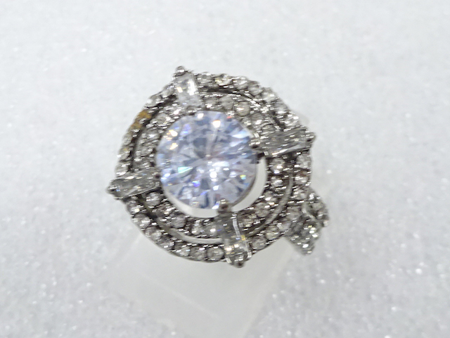 CRYSTAL FASHION RING / JP SIZE 11
